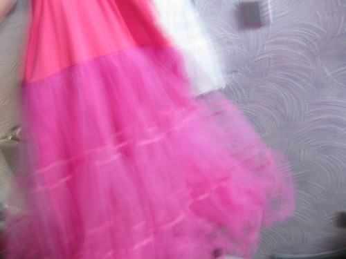 Frilly pink petticoat 28 to - pink/,