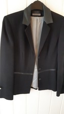 Trouser suit petite black make Principles Jacket size 8 Trousers size 10