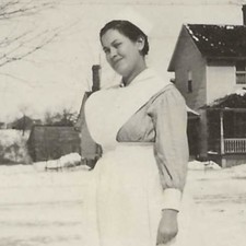 Vintage Snapshot Photo Woman