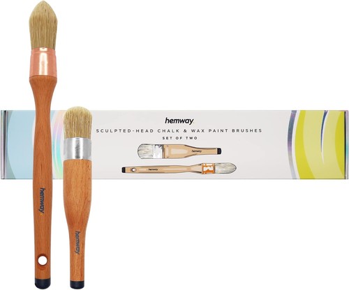 2pc chalk wax paint - wax, brush