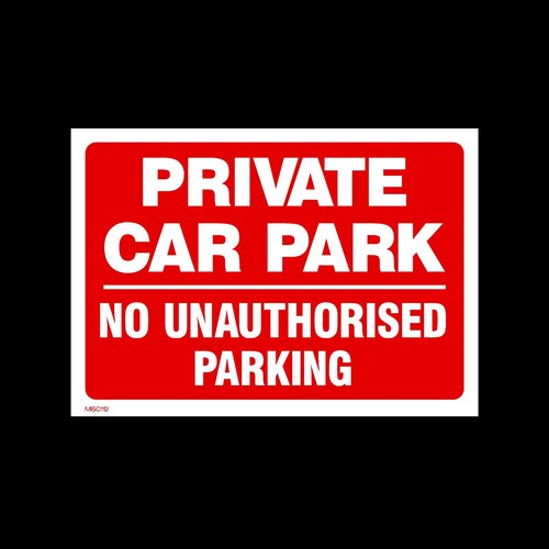 Private car park no - private,