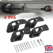 4Pcs 16mm-57mm Car Rubber Clamps Shovel Axe Holder Quick-Release Mount Brackets