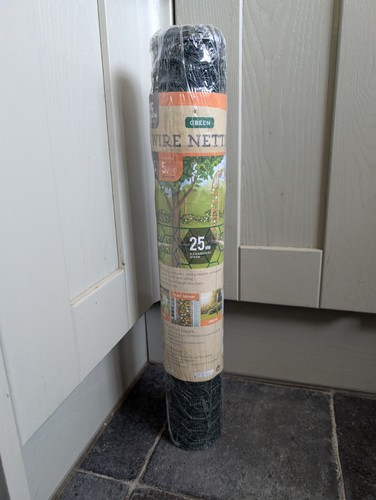 X 25mm green pvc - 0.6m,