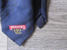 Websters Brewery 150 Years Tie