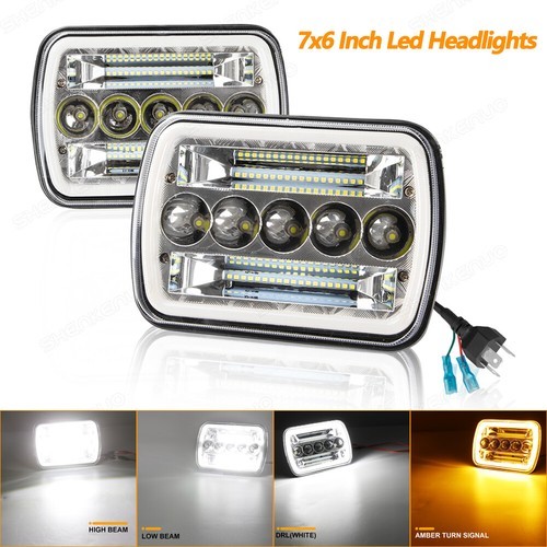 7x6 5x7 led headlight lo - 7x6/5x7,