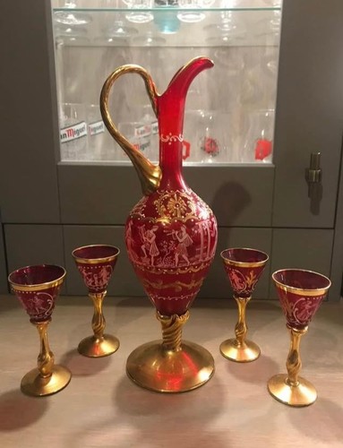 Vintage aperitif serving set - vintage,
