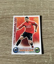 Cristiano Ronaldo Manchester United Topps Match Attax 2008-09 Trading Card