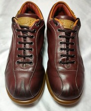 Camper Leather Burgundy Lace