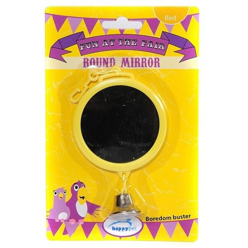 Happy pet round - happy, mirror