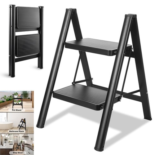 Portable step ladder folding - step,