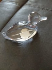 Princess House 24% Lead Crystal Glass Duck Paper Weight Figurine Made In Germany