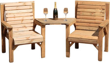 Garden Furniture Wooden Twin