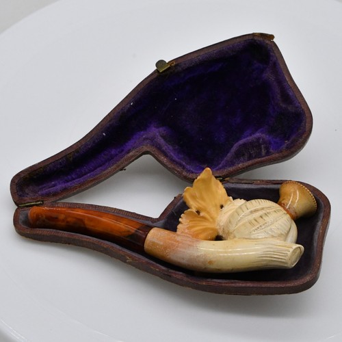 Antique hand carved meerschaum - antique, hand-carved