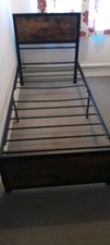 Metal Bed Frame and Mattress