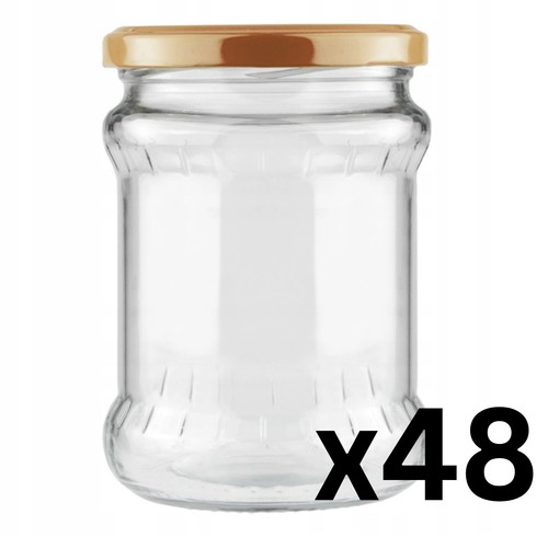 Glass jars 500ml with lid - 500ml,