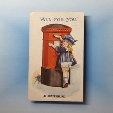 Dunfermline Postcard 1919 Red