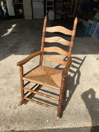 American oak rocking - american, chair