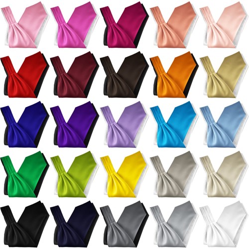 Men satin ascot under - under, shirt