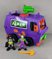 Imaginext Batman DC Super Friends The JOKER HEADQUARTERS VAN & Action Figure 