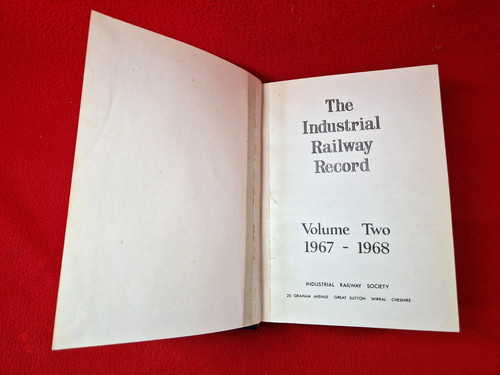Industrial railway record vols - record,