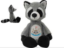 Newcastle United FC Official Rocco Racoon Soft Toy Teddy NUFC Gift