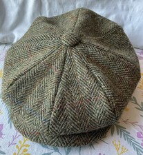 HARRIS TWEED Mens Flat Cap