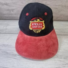 Warsteiner Artois Beer Hat One Size Adjustable Cap Embroidered Black Red