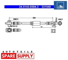 BRAKE HOSE FOR VW BEETLE