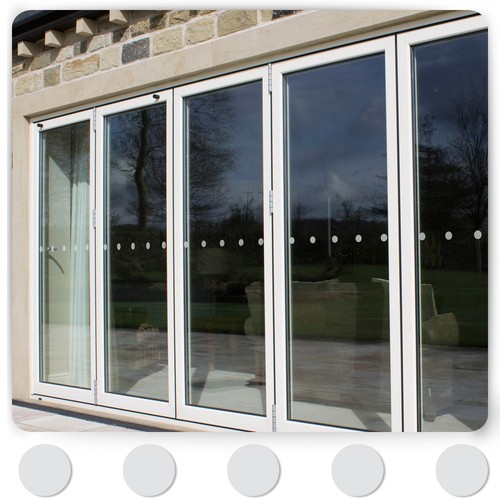 Frosted etched glass effect - /,