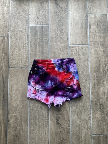 Tie dye women shorts size - tie,