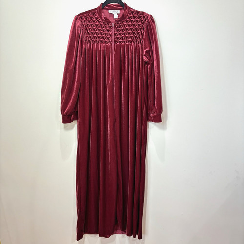 Womens velvet long - velvet, robe