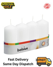 Bolsius Pillar Candles - White