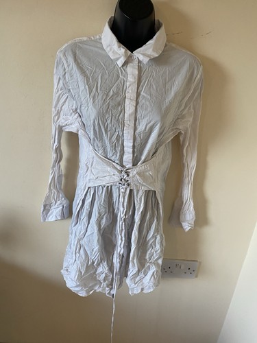 White shirt dress size by - shirt,