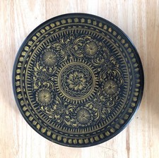 Wooden Round Decorative Plate