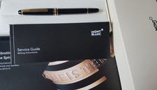 Montblanc Meisterstuck Classique 145 Chopin Gold Fountain Pen NIB = M ORIGINAL BOX