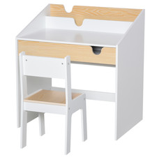 Two-Piece Kids Desk and Chair