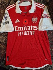 Arsenal FC 2022/23 Match Worn Player Poppy Football Shirt PL Partey V Chelsea #5