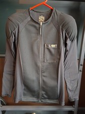 Knox Black Stretch Mesh  Vest With Armour To The Elbows Shoulders And Back,