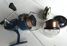 Vintage Mitchell Match 440A Reel Blue Good Condition with spare spool
