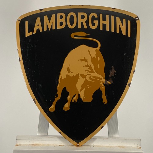 Lamborghini advertising sign - lamborghini,