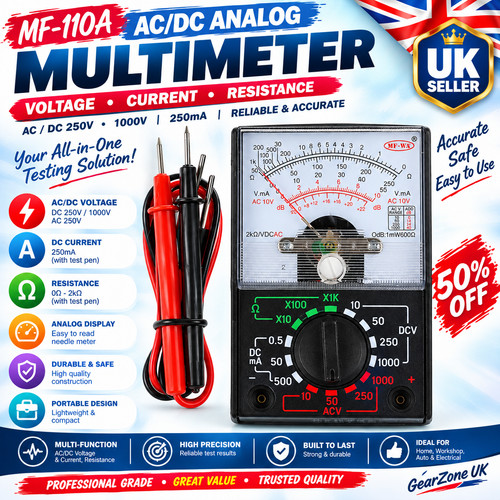 110a analog multimeter - analog,