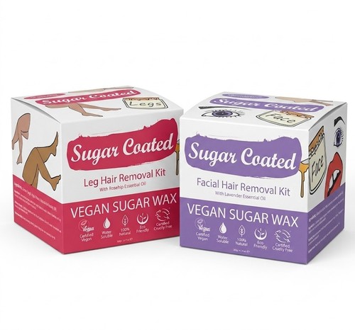 Sugar coated vegan wax - coated,