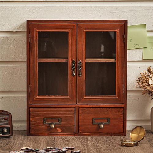 Small wooden chest drawers - wooden,