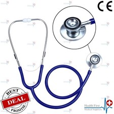 Pro Dual Head EMT Stethoscope for Doctor Nurse Vet Medical Student Health Blood