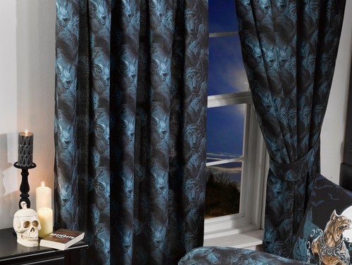 X72 loups garou curtains - 66"x72",