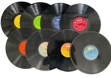 8 Retro Music Vinyl placemats