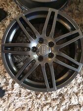 1x GENUINE AUDI A3 8P BLACK EDITION S-LINE 18"INCH ALLOY WHEEL X1 ( Read Disc )