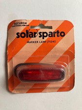 Marker lamp RED vintage universal 7124D Secure Solar Sparto lamp NEW