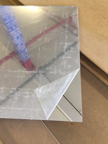 8no 3mm silver - acrylic, mirror
