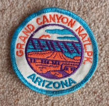 Vintage Grand Canyon National Park fabric souvenir fabric sew-on patch.
